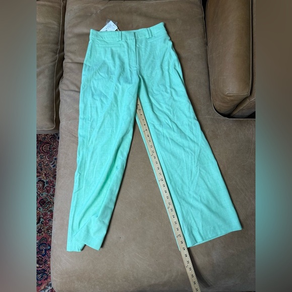 NORR Freya Pants Slacks Mint Green Women’s Size Medium NWT Flawed - Picture 3 of 9